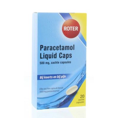 Roter Paracetamol 500 mg 20 liquidcaps - Pijnstillers