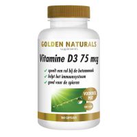 Golden Naturals Vitamine D3 75 mcg