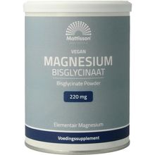 Foto van Mattisson Magnesium bisglycinaat poeder 11.4% elem magnesium