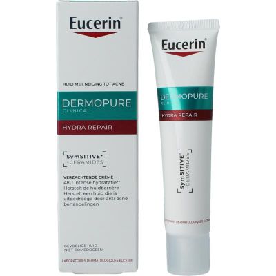 Eucerin Dermopure hydra repair verzachtende creme 40 Milliliter - Dagcreme
