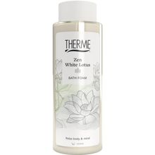 Foto van Therme Zen white lotus relaxing foam bath