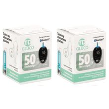 Foto van TD-gluco HT one teststrips DUO-pack
