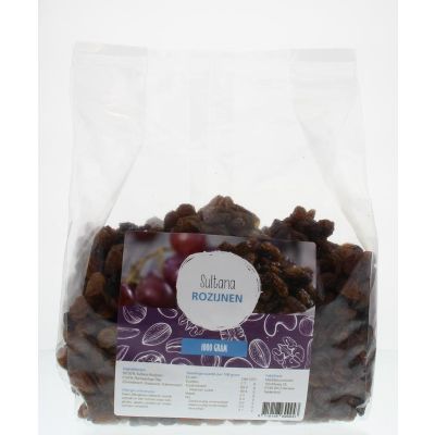 Mijnnatuurwinkel Sultana rozijnen 1 kilogram - Overig reform/levensmiddelen