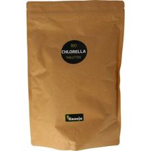 Foto van Hanoju Bio chlorella 400 mg papier zak
