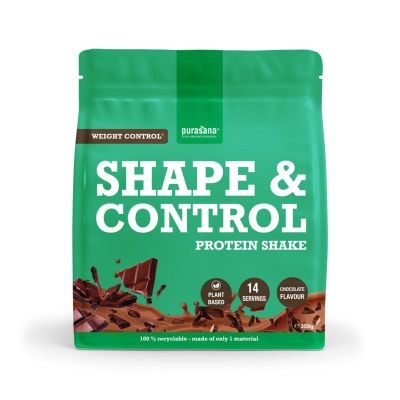 Foto van Purasana Shape & control plant protein chocolade