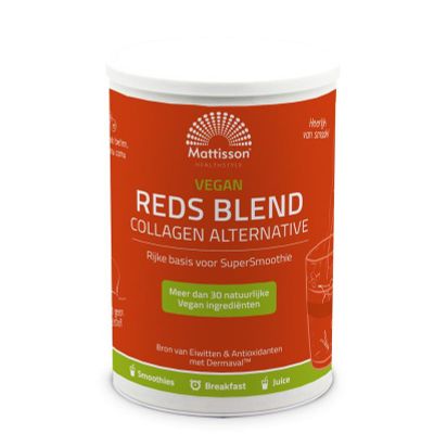 Mattisson Vegan reds blend collagen booster 350 gram - Fytotherapie