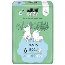 Foto van Muumi Baby Ecologische luierbroekjes maat 6 junior 12-20 kg