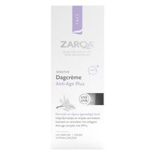 Foto van Zarqa Dagcreme anti age plus sensitive SPF15