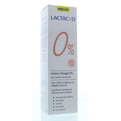 Lactacyd Wasemulsie 0% Lactacyd Wasemulsie 0% 250 Milliliter - Dameshygiene