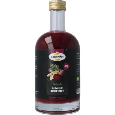 Bountiful Gember sap rode biet bio Bountiful Gember sap rode biet bio 500 Milliliter - Dranken