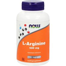 Foto van NOW L-Arginine 500 mg