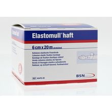 Foto van Elastomull haft 20 m x 6 cm 45476 beige/wit