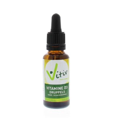 Foto van Vitiv Vitamine D3 druppels 1000IU