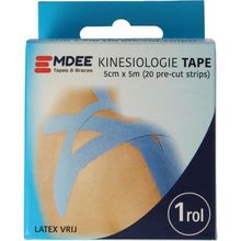 Foto van Kinesio tape blauw pre cut