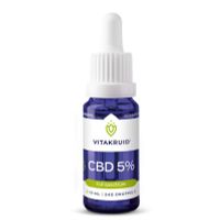 Vitakruid CBD Olie 5% full spectrum met MCT als drager