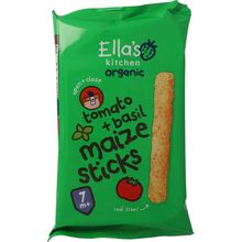 Foto van Ella's Kitchen Maize sticks tomato & basil 7m+