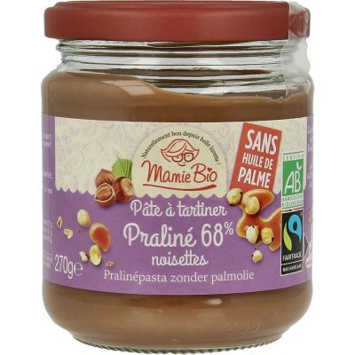 Mamie Bio Praline pasta 68% Max Havelaar fairtrade bio