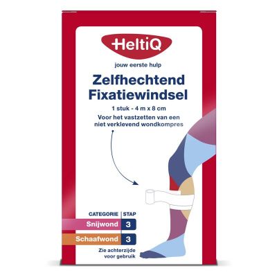 Heltiq Zelfhechtend windsel 4 m x 8 cm 1 stuk - Windsels