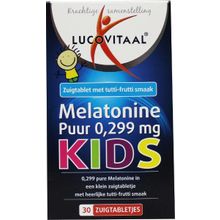Foto van Lucovitaal Melatonine kids puur 0.299 mg