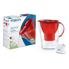 Foto van Brita Waterfilterkan Marella cool red+1 maxtra filter
