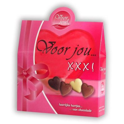 Cadeau doos hartjes XXX 100 gram - Snoep en chocola