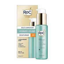 Foto van ROC Multi correxion hydrate+plump moisturiser SPF30