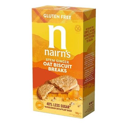 Foto van Nairns Biscuit breaks ginger