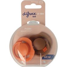 Foto van Difrax Fopspeen prime 6-18 maanden assorti