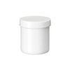 Afbeelding van Zalfpot wit PP plastobel gedopt 250 ml