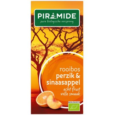 Piramide Rooibos perzik sinaasappel thee