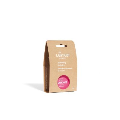 Foto van Lekker Company Natuurlijke lippenbalsem raspberry