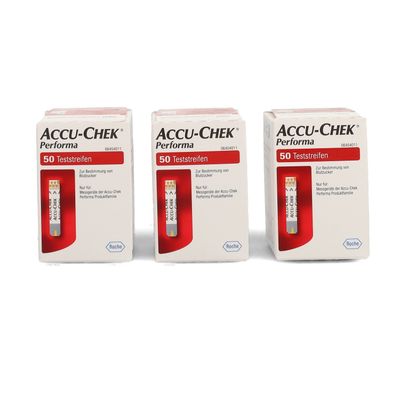 Accu Chek Performa 3x50 strips 3x50 stuks - Diabetes
