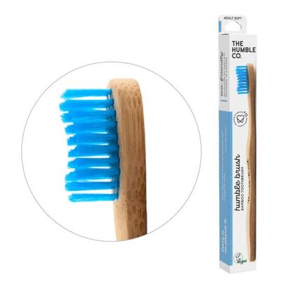 Humble Brush Tandenborstel blauw adult brush soft