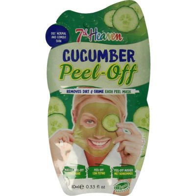 Montagne 7th Heaven gezichtsmasker cucumber peel-off 10 Milliliter - Reiniging