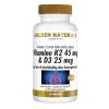 Afbeelding van Golden Naturals Vitamine K2 45mcg & D3 25mcg