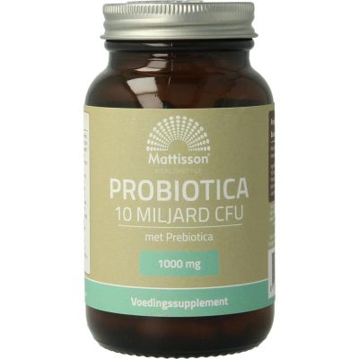 Mattisson Absolute probiotica 1000 mg 10 miljard CFU 60 vcaps - Overige vitaminen/mineralen