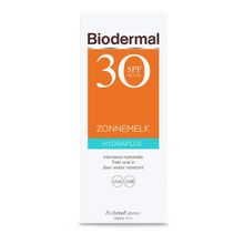 Foto van Biodermal Zonnemelk hydraplus SPF30