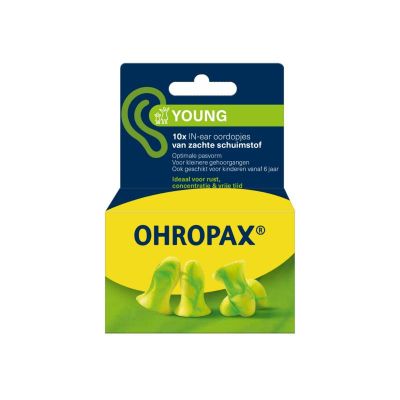 Ohropax Oordopjes young Ohropax Oordopjes young 10 stuks - Oorverzorging