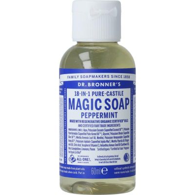 Foto van DR Bronners Liquid soap peppermint