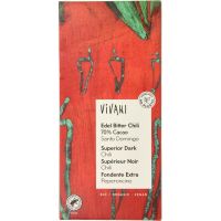 Vivani Chocolade puur superieur met chili bio