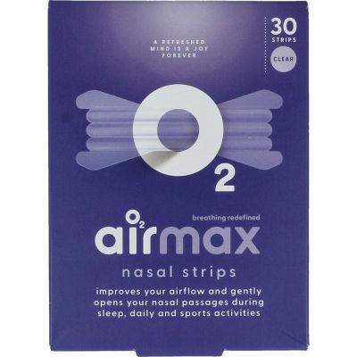 Airmax Nasal strip clear 30 stuks - Verstopte neus
