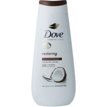 Foto van Dove Shower care by nature restoring