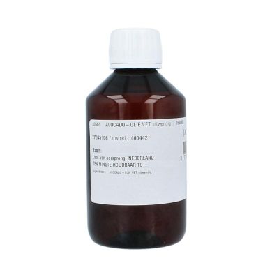 Jacob Hooy Avocado olie uitwendig 250 Milliliter - Overig lichaam