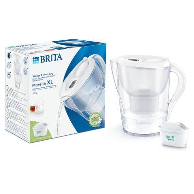 Brita Waterfilterkan marella xl white+1 maxtra pro filte Brita Waterfilterkan marella xl white+1 maxtra pro filte 1 stuk - Overig huishoudelijk