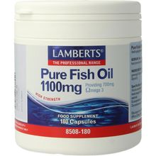 Foto van Lamberts Pure visolie 1100 mg omega 3