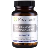 Proviform Zink bisglycinaat 25 mg complex