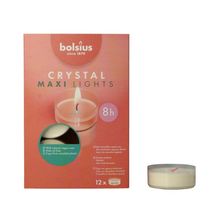 Foto van Bolsius Crystal maxi lights 8 uur doos