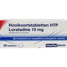 Foto van Healthypharm Loratadine hooikoorts tablet