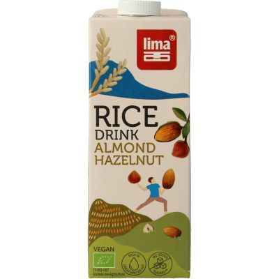 Lima Rice drink hazelnoot amandel 1 liter - Dranken