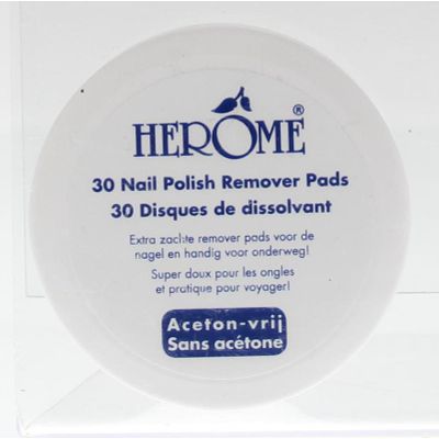 Nagel caring remover pad 30 stuks - Handverzorging